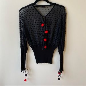 Bona Dea unique transparent blouse size 1